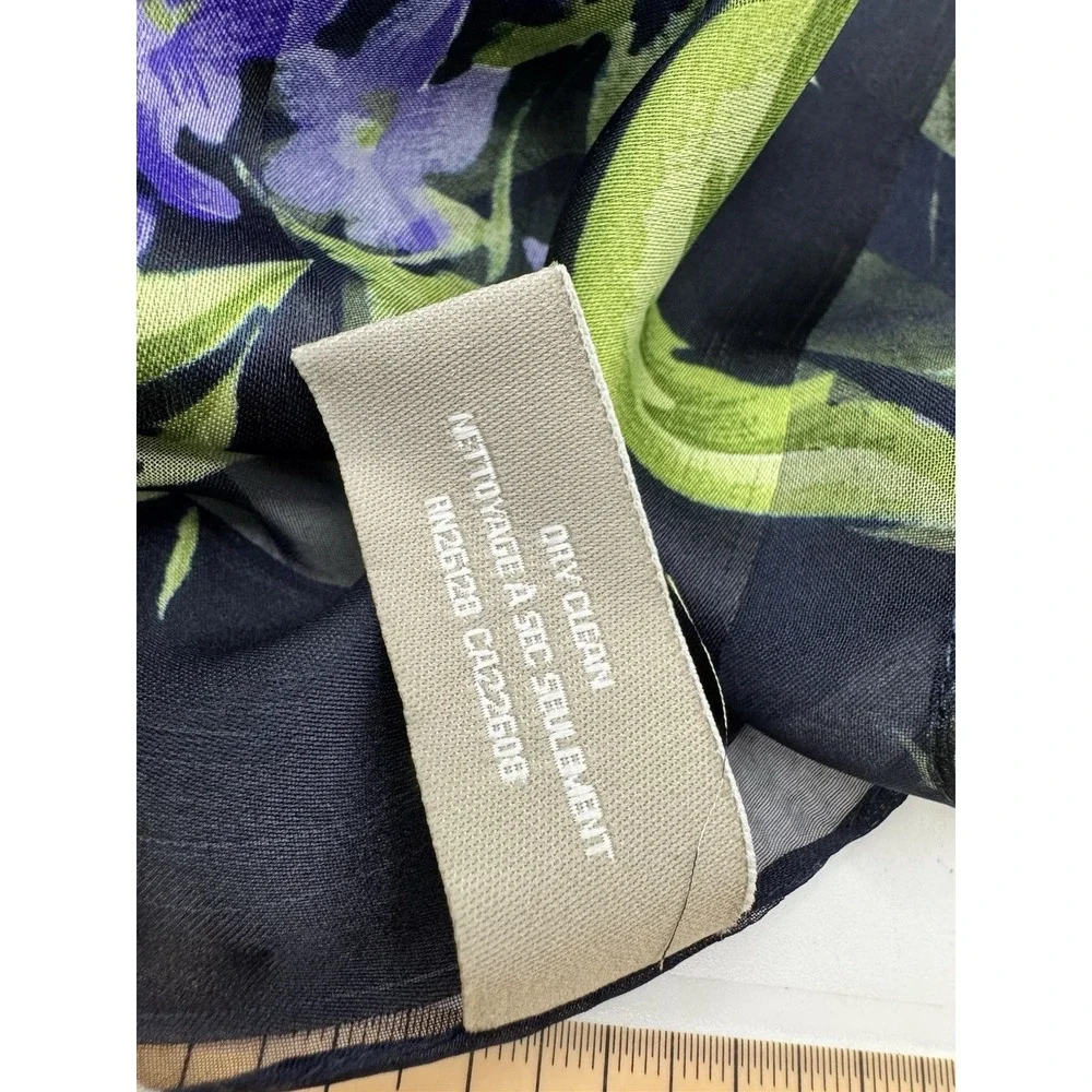 Blue‎ Floral Scarf Made In India 65